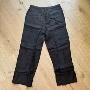 Ann Taylor Linen Blend Capri Dress Pants